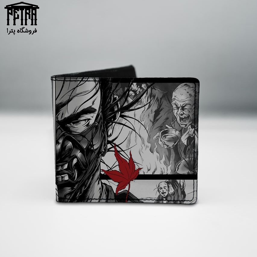 کیف پول  چرمی ghost of tsushima