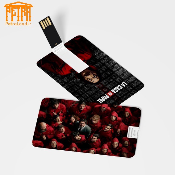 فلش طرح سریال lacasa de papel