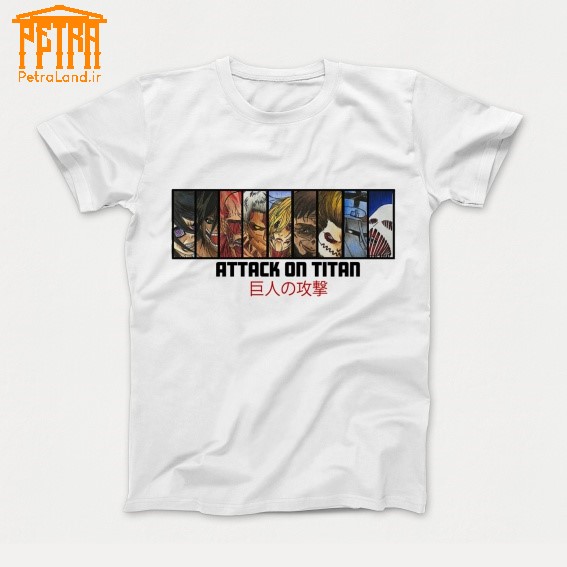 تیشرت انیمه attack on titan 22