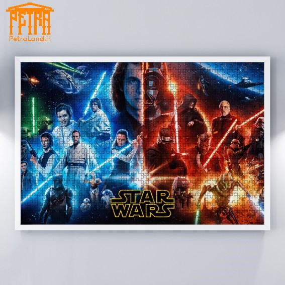 پازل چوبی star wars